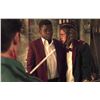 Image 2 : Mpho Koaho 'Ken' burgundy jacket and button-down shirt from Dirk Gently's Holistic Detective Agency.