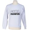 Image 2 : Amanda Walsh 'Suzie Boreton' clean and distressed Girl Power sweatshirts from Dirk Gently's...
