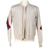 Image 1 : Elijah Wood 'Todd Brotzman' white racer jacket from Dirk Gently's Holistic Detective Agency.