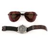 Image 1 : Elijah Wood 'Todd Brotzman' sunglasses and watch from Dirk Gently's Holistic Detective Agency.