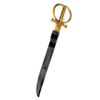Image 2 : Aleks Paunovic 'Wygar Oak' golden scissor sword with sheath from Dirk Gently's...