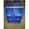 Image 1 : Blue Plastic Bin 9"1/2 x 20"1/2 x 9" inside