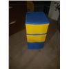 Image 1 : 3 Drawer Plastic Storage Cart