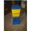 Image 2 : 3 Drawer Plastic Storage Cart