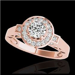 2.01 ctw Fancy Intense Blue Diamond Art Deco Ring 18K White Gold