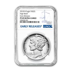 2018-W 1 oz Proof Palladium American Eagle PF-69 NGC (ER)