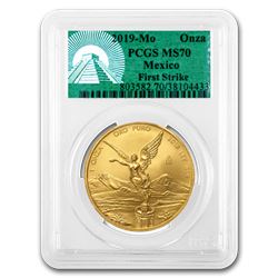 2019 Mexico 1 oz Gold Libertad MS-70 PCGS (FS\, Green Label)