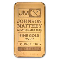 1 oz Gold Bar - Johnson Matthey (TD Bank)