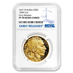 2019-W 1 oz Proof Gold Buffalo PF-70 NGC (Early Releases)