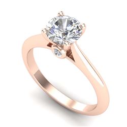 3.0 ctw VS Black Diamond Solitaire Stud Earrings 14K Yellow Gold