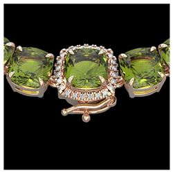 7.47 ctw Rare Oval Diamond Earrings 18K Rose Gold