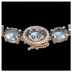 3 ctw Garnet & VS/SI Diamond Ring 18K White Gold