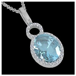 0.75 ctw Intense Blue Diamond Ring 10K Rose Gold