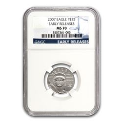 2007 1/4 oz Platinum American Eagle MS-70 NGC (Early Releases)
