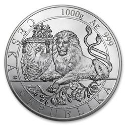 2019 Niue 1 kilo Silver Czech Lion BU