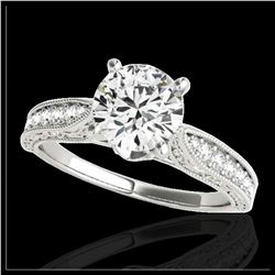 12.99 ctw Tourmaline & Diamond Earrings 14K White Gold