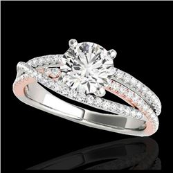 2.75 ctw Intense Fancy Yellow Diamond Earrings 18K White Gold