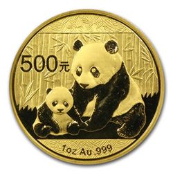 2012 China 1 oz Gold Panda BU (Sealed)