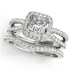 1.33 ctw VS/SI Diamond Solitaire Art Deco Ring 18K Rose Gold