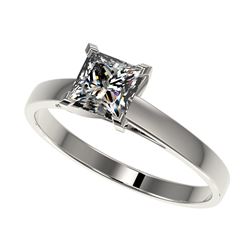 2.50 ctw Intense Yellow Diamond Solitaire Ring 10K Rose Gold
