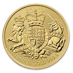 2019 Great Britain 1 oz Gold The Royal Arms BU
