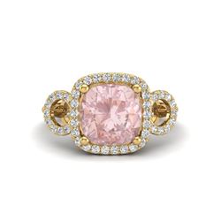 1.20 ctw SI Intense Yellow Diamond Ring 10K White Gold