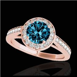 1.55 ctw H-SI/I Diamond Stud Earrings 10K Rose Gold