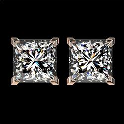 6.73 ctw Opal & Diamond Earrings 14K White Gold