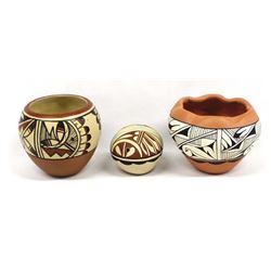3 Pieces of Jemez Pueblo Pottery