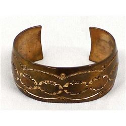 Native American Copper Cuff Bracelet