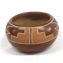 Historic Native American Santa Clara Pottery Bowl