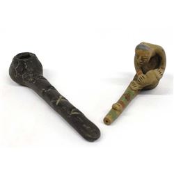 2 Clay Pipes