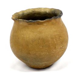 Native American Taos Micaceous Clay Pottery Bowl