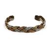 Image 1 : Navajo Silver and Copper Cuff Bracelet