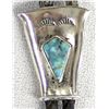 Image 2 : Navajo Sterling Turquoise Bolo Tie