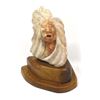 Image 1 : 1999 Native American Carved Alabaster Statue