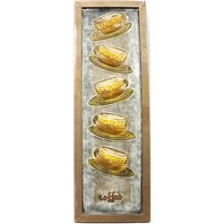 Vintage 3-Dimensional Metal Art Sign