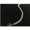 Image 2 : Custom Made 18K Solid White Gold Ladies Bracelet with