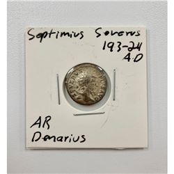 Septimius Severus 193-24 A.D - Silver Denarius