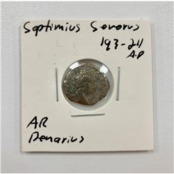 Septimius Severus 193-211 A.D - Silver Denarius