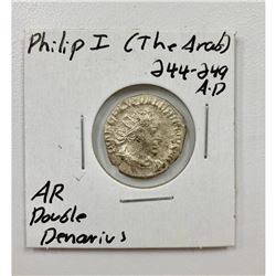 Philip I 244-249 A.D - Silver Double Denarius