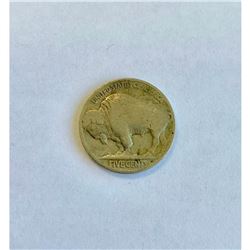 5 Cents "Buffalo Nickel" flat ground