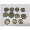 Image 1 : Lot Of 11 Assorted Foreign Coins