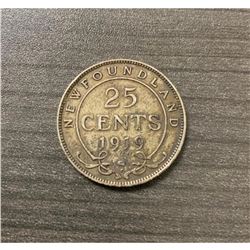 1919 Newfoundland 25 Cents - George V