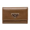Image 1 : Prada Brown Saffiano Leather 6 Key Holder