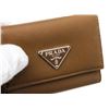 Image 6 : Prada Brown Saffiano Leather 6 Key Holder