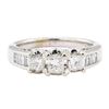 Image 2 : 1.00 ctw Diamond Ring - 14KT White Gold