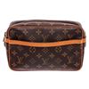 Image 4 : Louis Vuitton Monogram Canvas Leather Pochette Compiegne 23 Bag