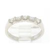 Image 2 : Solid Platinum Alternating VS1 G Baguette and Round Diamond 2.50mm Band Ring