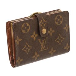 Louis Vuitton Monogram Canvas Leather French Purse Wallet